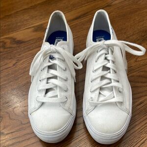 Keds White Canvas Sneakers
